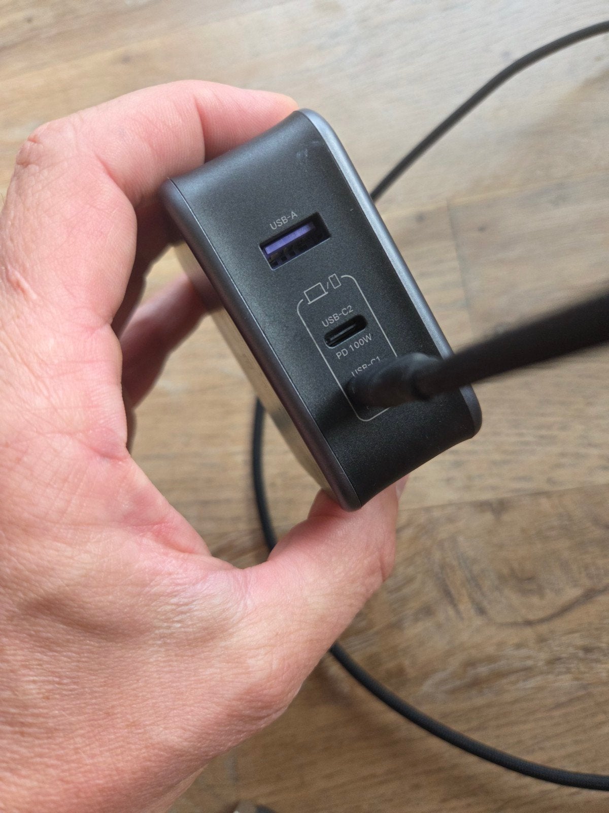 Ugreen 140W Snellader USB-C - Zo goed als nieuw, Universeel, Verzenden, Zo goed als nieuw, Snellader