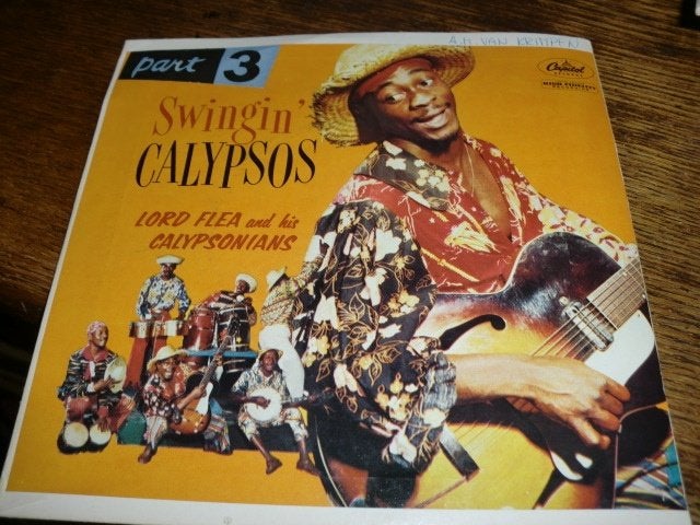 Lord Flea Calypsos Part 3 Capitol 7", 45 RPM, EP 1957, Cd's en Dvd's, Vinyl | Latin en Salsa, Gebruikt, 7 inch, Ophalen of Verzenden