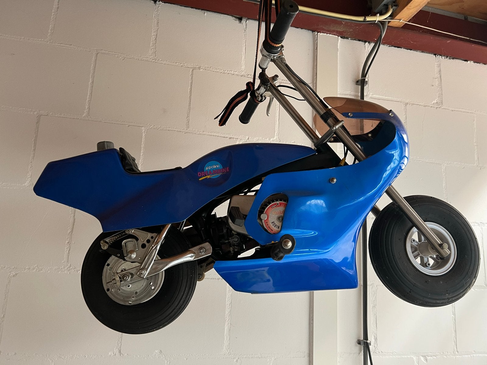 Polini Dreambike Minibike - Blauw, Fietsen en Brommers, Minibikes, Midibikes en Pitbikes, Ophalen, Gebruikt, Schijfrem, Overige typen