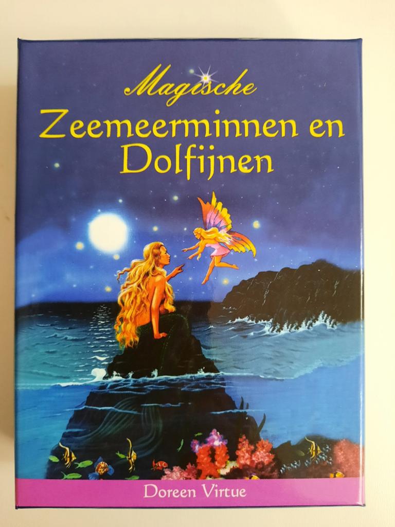 Magische zeemeerminnen en dolfijnen . Doreen Virtue, Tarot of Kaarten leggen, Overige typen, Ophalen of Verzenden, Zo goed als nieuw