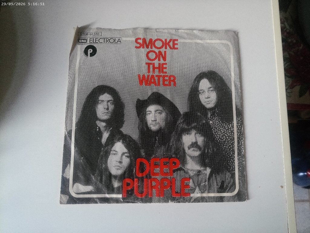 Deep Purple - Smoke on the water, Fotohoes, Ophalen of Verzenden, Gebruikt, Rock en Metal
