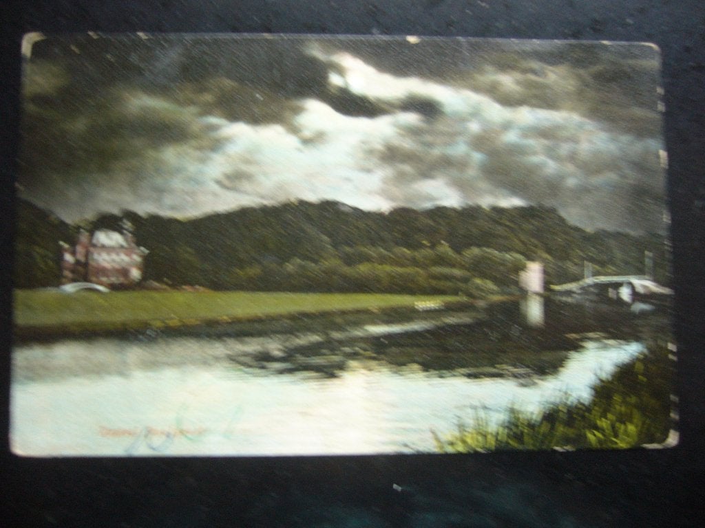 OEGSTGEEST  =  KASTEEL OEGSTGEEST  BRIEFKAART  1907, Ophalen of Verzenden, Voor 1920, Gelopen, Zuid-Holland