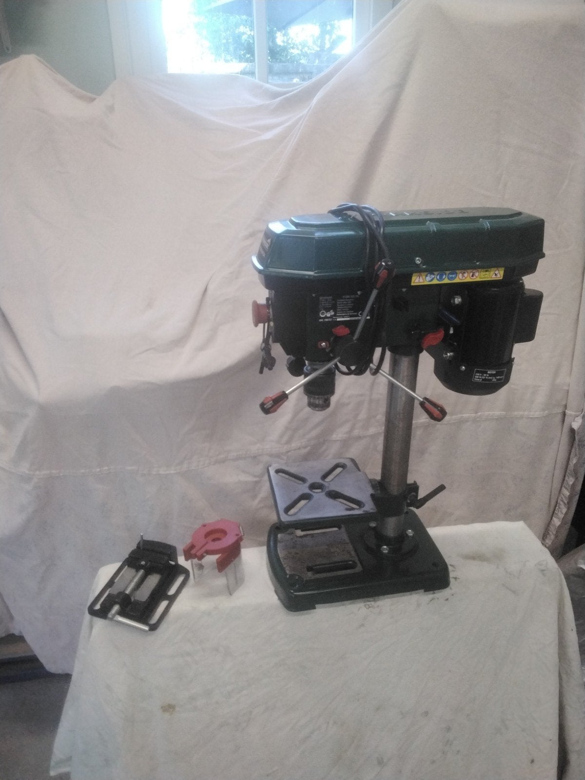 parkside tafel colomboormachine € 50.-, Ophalen, Zo goed als nieuw