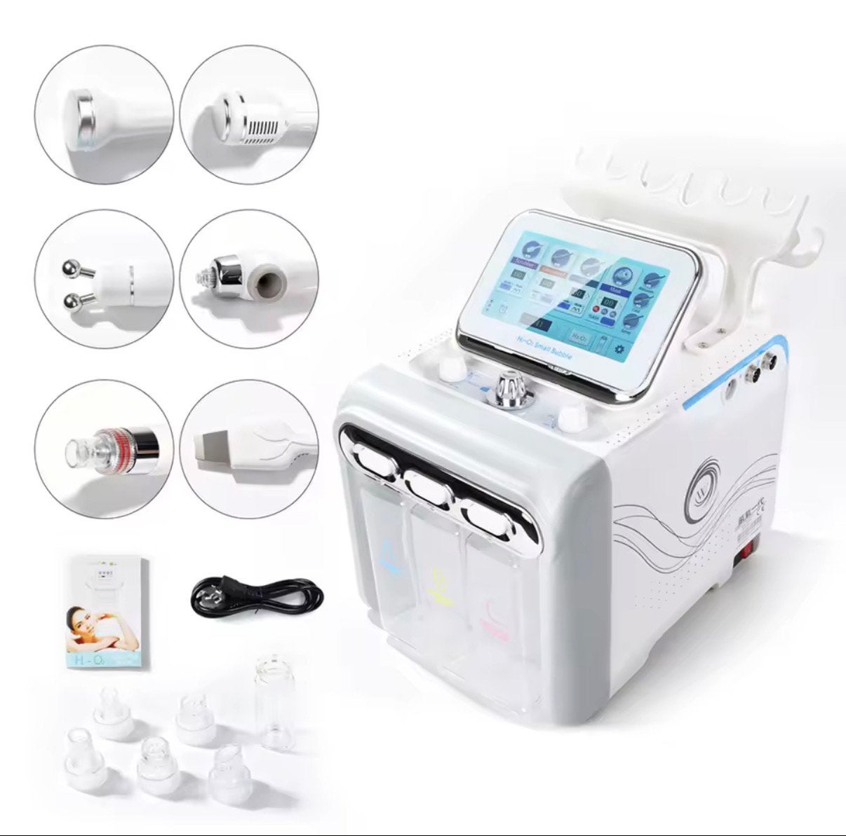 Hydrogen Oxygen Facial Apparaat - 7 inch Touch - W05X, Ophalen of Verzenden, Zo goed als nieuw, X, X