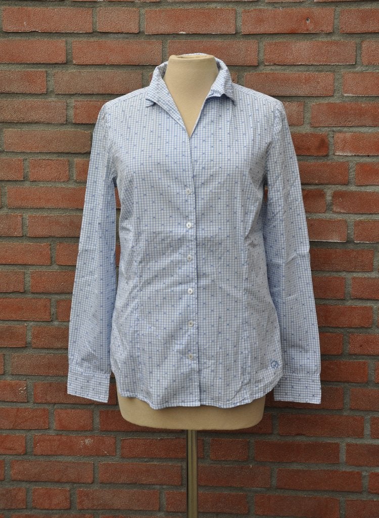 river woods blouse 38, damesblouse m, 38, dameskleding 38, Kleding | Dames, Maat 38/40 (M), Blauw, River Woods, Ophalen of Verzenden
