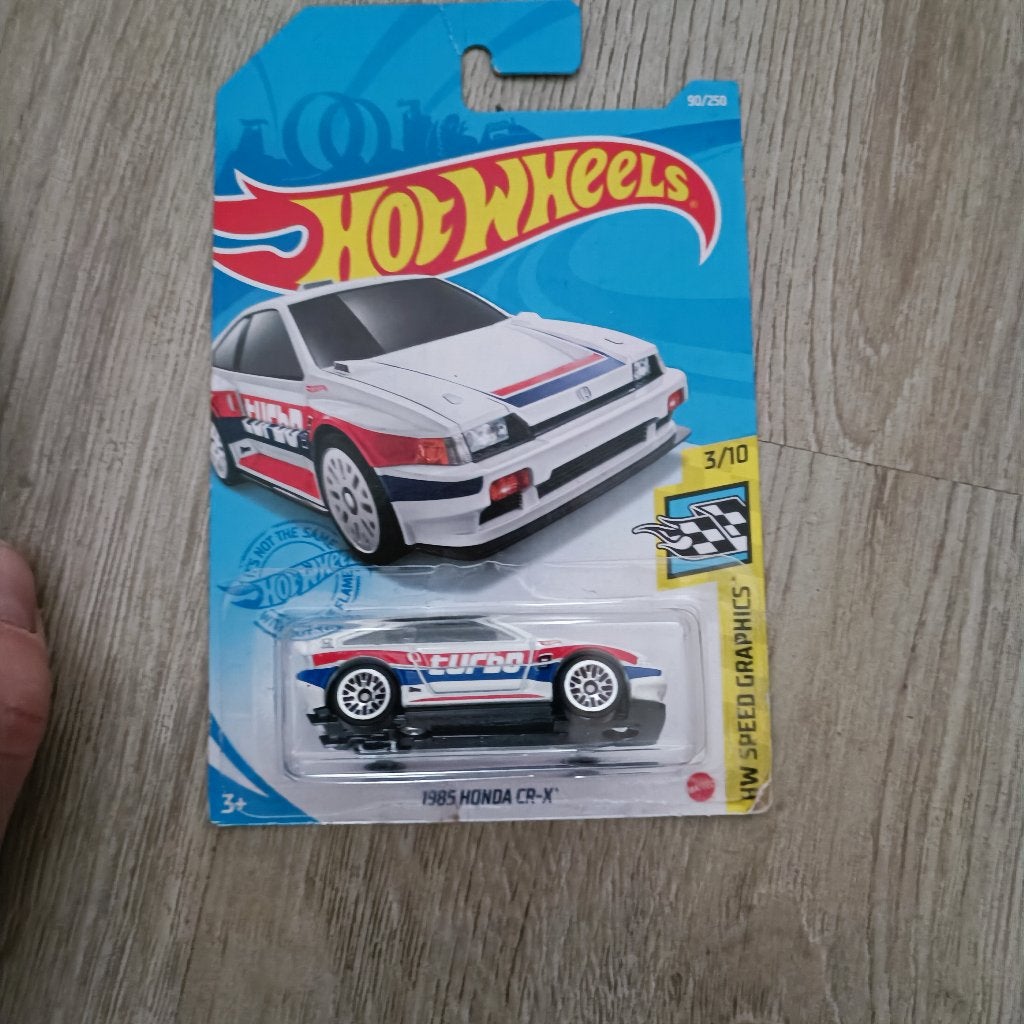 hot wheels 1985 honda cr-x hw speed graphics lange kaart, Ophalen of Verzenden, Nieuw, Auto