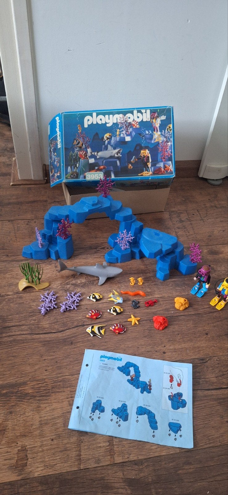playmobil zeldzame set zeedieren en duikers 3953 compleet, Ophalen of Verzenden, Zo goed als nieuw