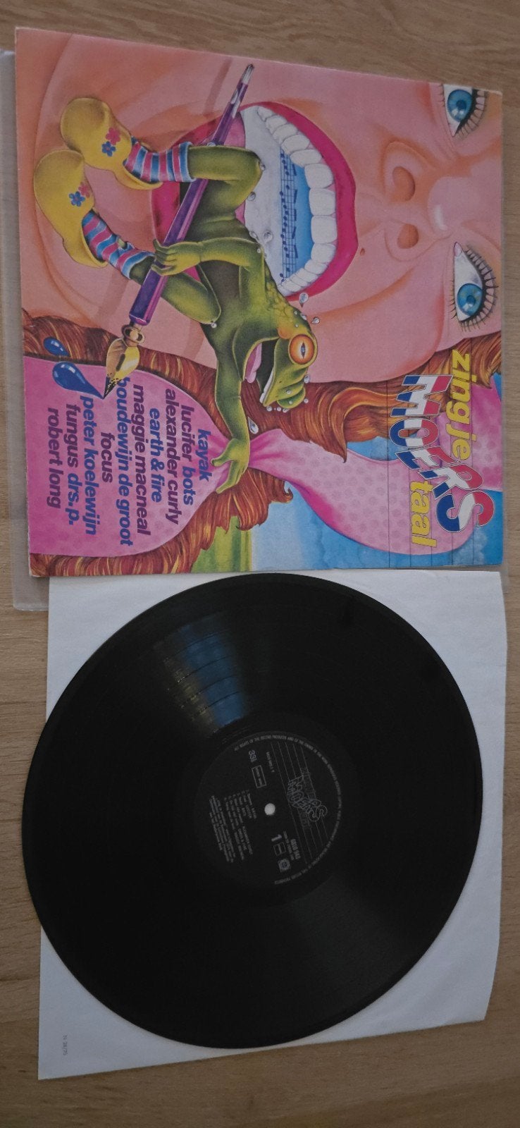 Zing Je Moerstaal - Diverse Artiesten LP (1976), LP, Gebruikt, Pop, Ophalen of Verzenden