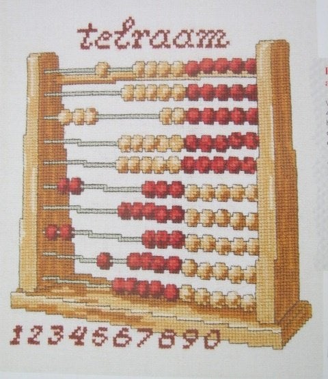 Borduurpatroon  Telraam  nr 9344, Hobby en Vrije tijd, Verzenden, Nieuw, Handborduren, Patroon