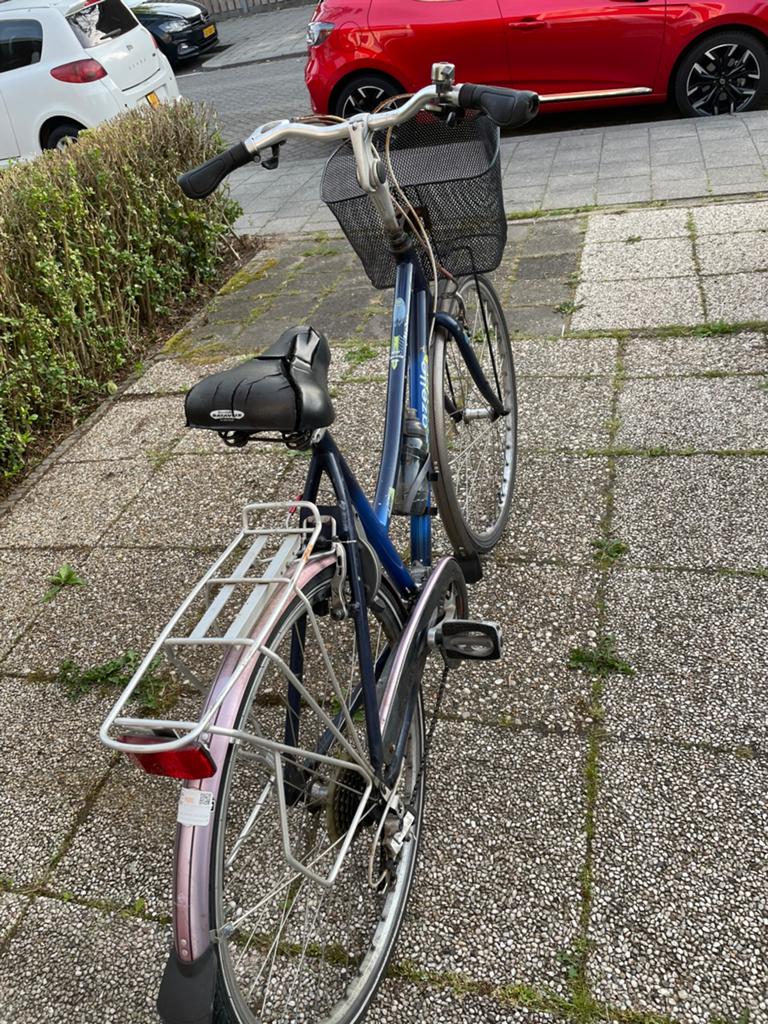 Gazelle damesfiets, Fietsen en Brommers, Fietsen | Dames | Moederfietsen, Gebruikt, Gazelle, 1 zitje, 56 cm of meer