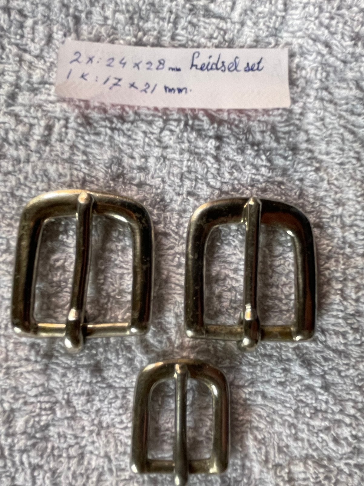 Set Leidsel gespen voor paarden leidsel., Ophalen, Mentuig, Zo goed als nieuw, Full