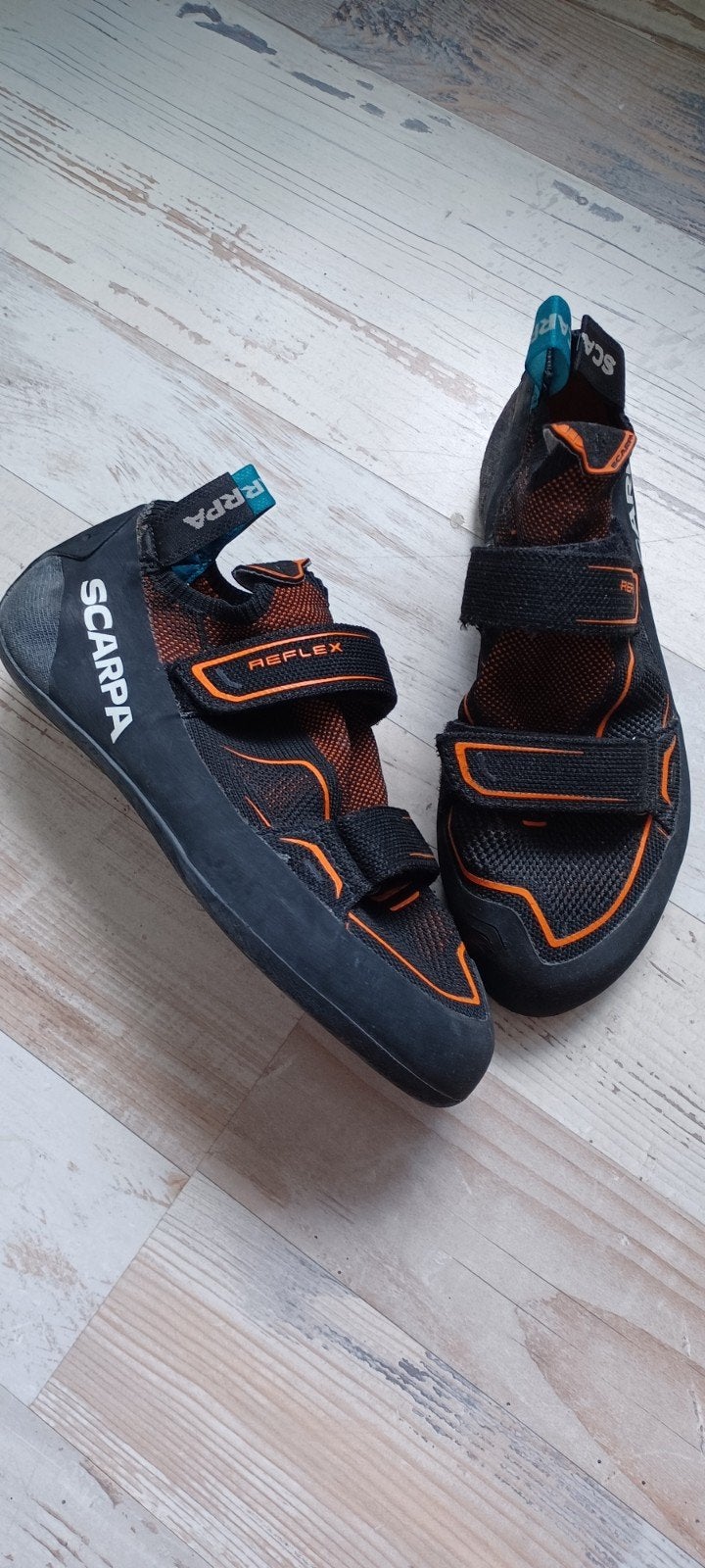 Scarpa Reflex Klimschoenen Maat 44, Ophalen of Verzenden, Gebruikt, Klimsportschoenen