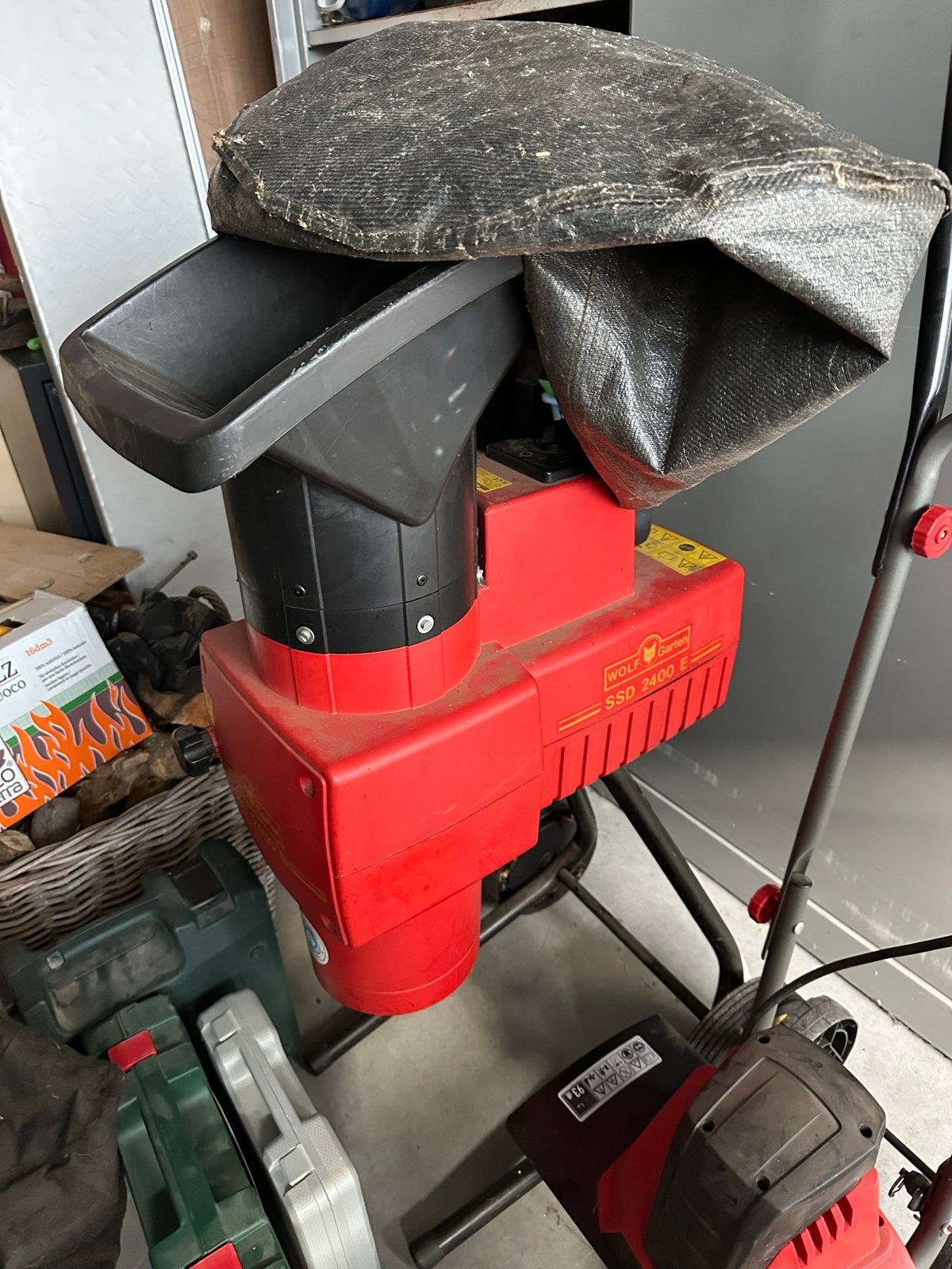 Wolf Garten SSD 2400 E Hakselaar - Krachtig en Betrouwbaar, Tuin en Terras, Hakselaars, Ophalen, Gebruikt, Elektrisch, Met opvangzak