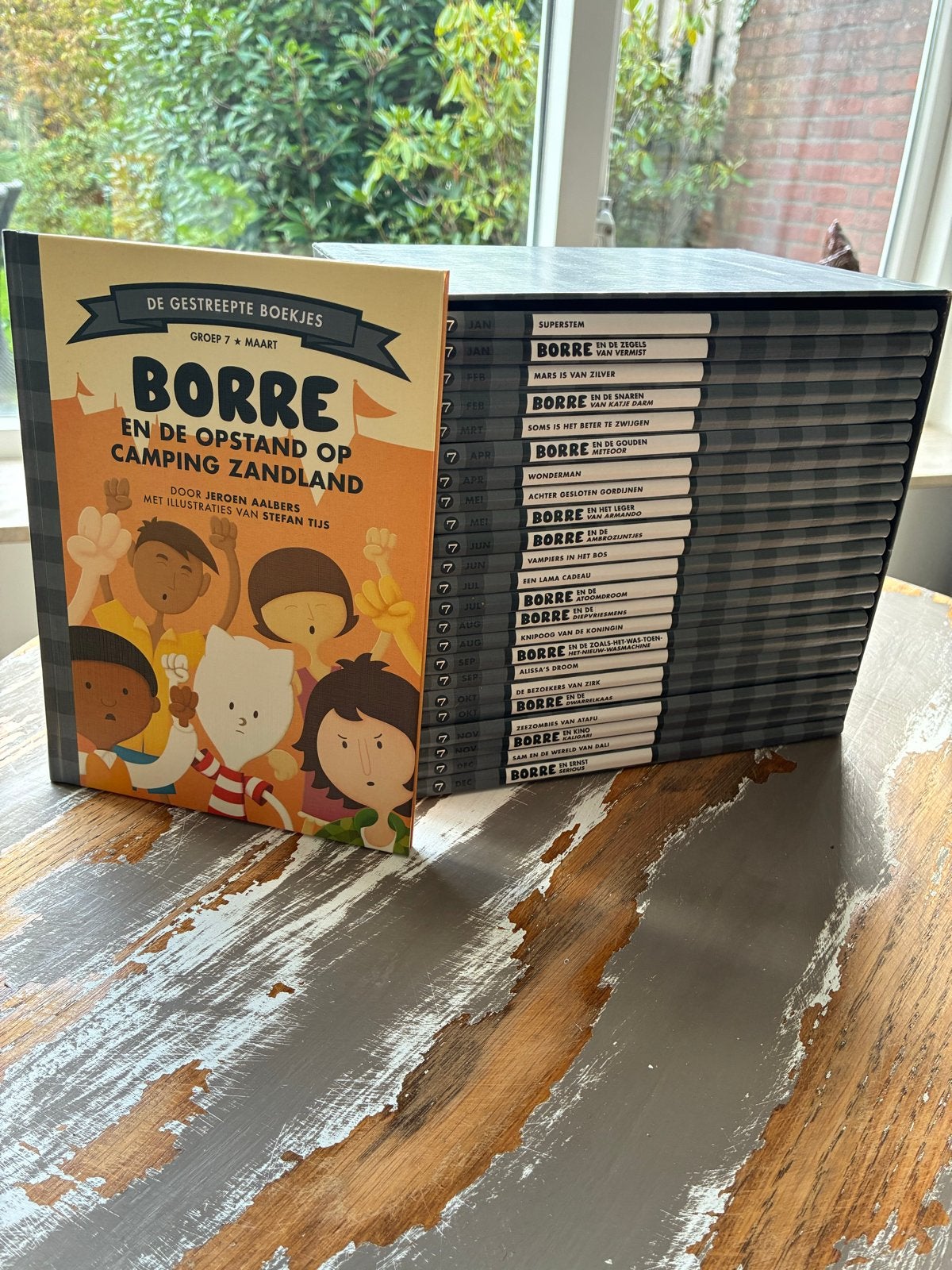 Borre Boekjes Box - groep 7 - 24 stuks, Ophalen of Verzenden, Zo goed als nieuw, Fictie