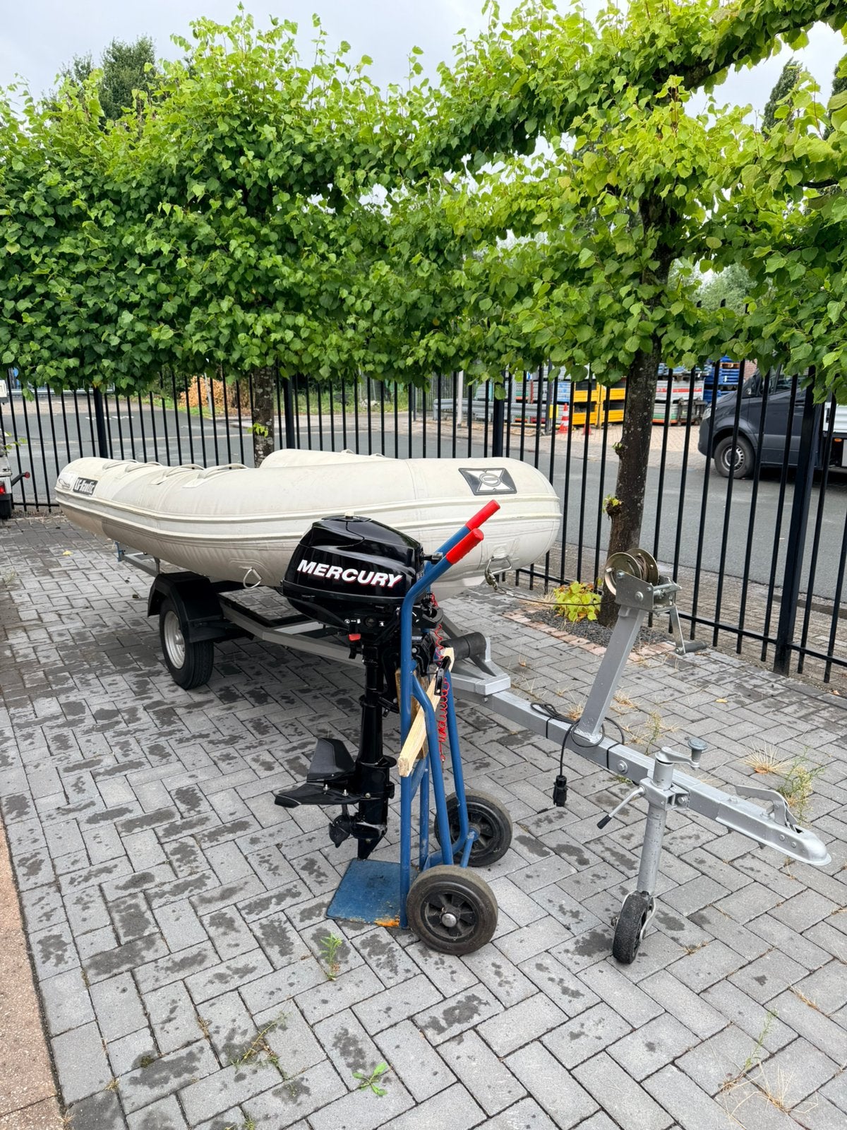 RIB 3.5 Mercury, Watersport en Boten, Bootonderdelen, Ophalen, Zo goed als nieuw, Motor en Techniek, Motorboot