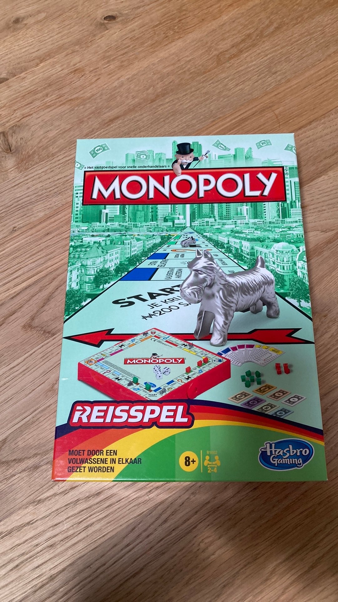 Monopoly reisspel, nieuw en compleet, Hobby en Vrije tijd, Gezelschapsspellen | Bordspellen, Ophalen, Zo goed als nieuw