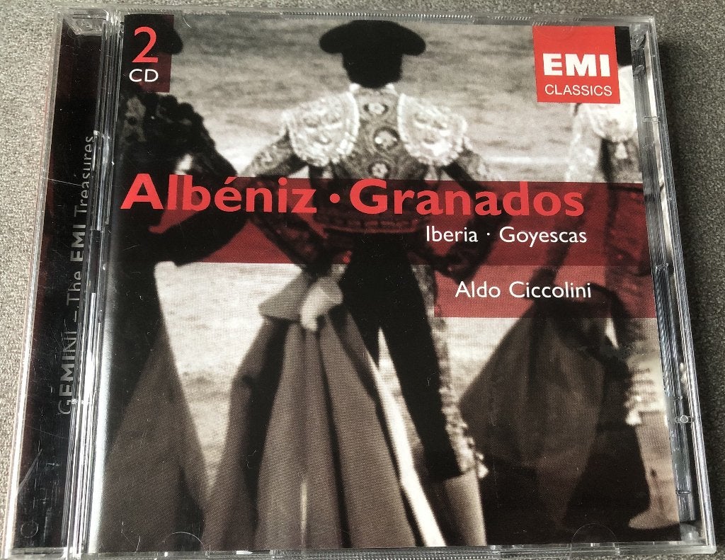 ALBENIZ - GRANADOS - IBERIA/GOYESCAS - CICCOLIINI (PIANO), Ophalen of Verzenden, Modernisme tot heden, Zo goed als nieuw, Overige typen