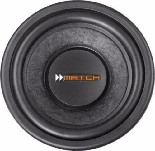 MATCH MW10W-D Subwoofer 10 inch 600 Watt 2x 2 Ohm., Auto diversen, ., Nieuw, Ophalen of Verzenden, .