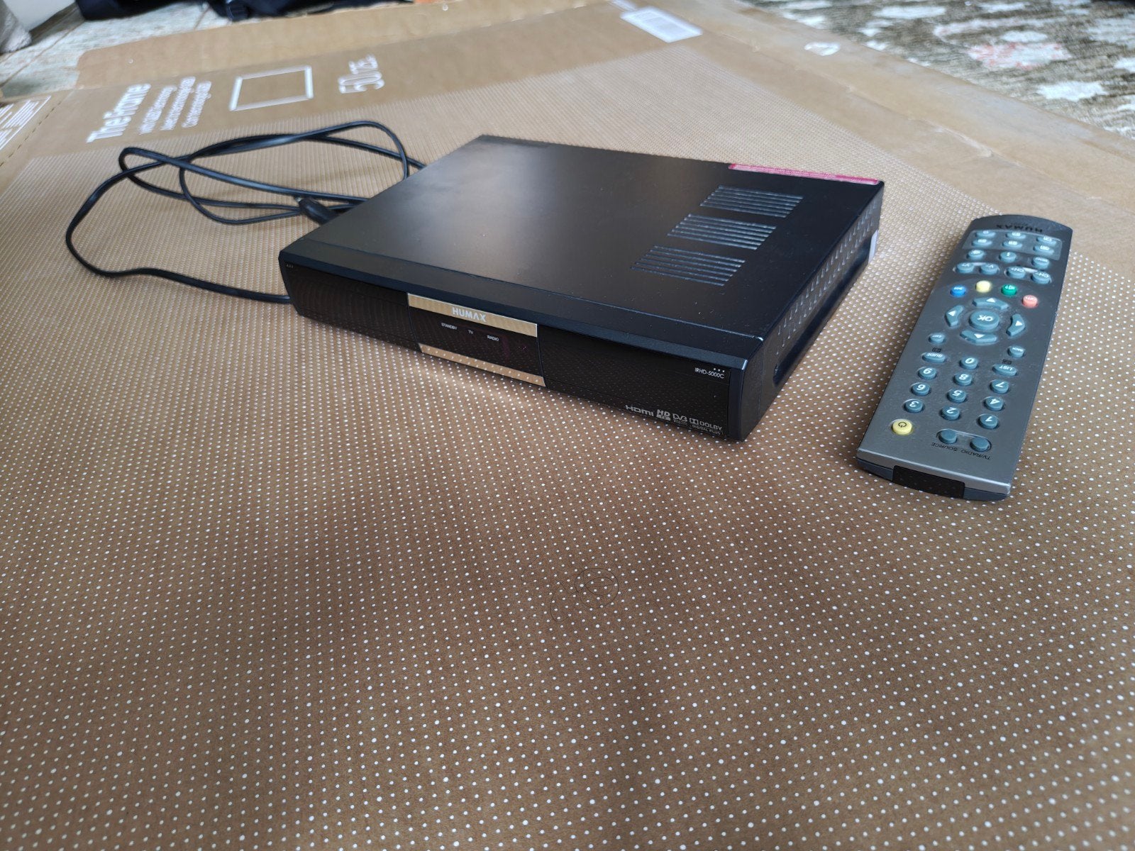 Humax iRHD-5000C HD Digitale Kabelontvanger met Harddisk, Ophalen of Verzenden, Zo goed als nieuw, Decoder