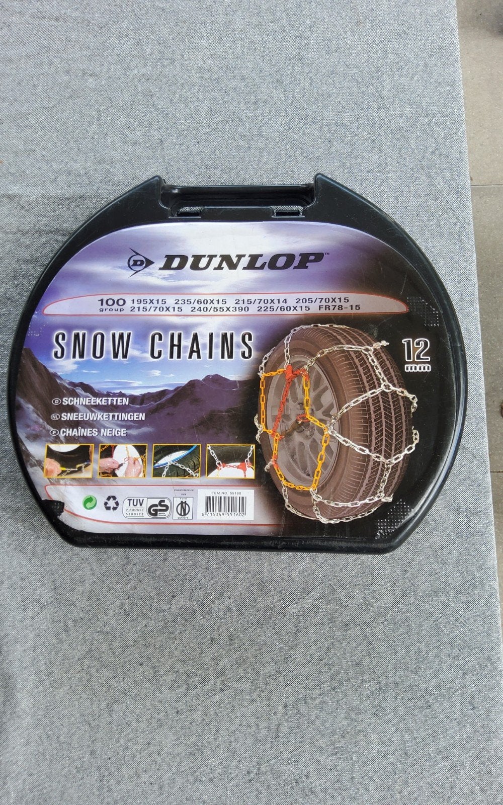 Dunlop sneeuwkettingen voor diverse bandenmaten, Auto diversen, Sneeuwkettingen, Ophalen of Verzenden