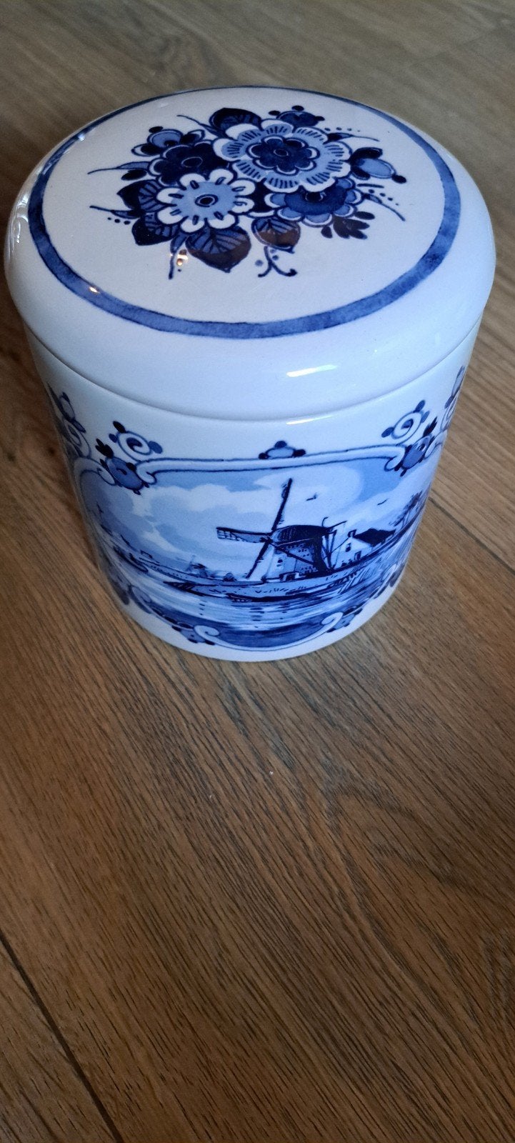 Nieuwe Royal Delft 1653 Stroopwafelpot molen, Overige merken, Overige typen, Nieuw, Ophalen of Verzenden