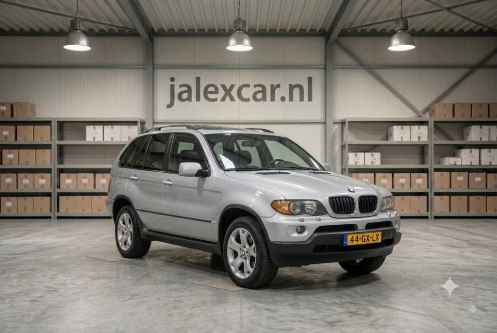 BMW X5 3.0i Executive (bj 2001, automaat), Auto's, Oldtimers, Automaat, 232 pk, Zwart, Parkeersensor