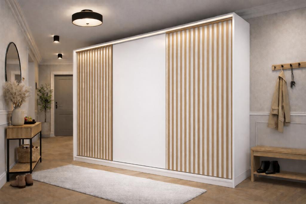 💎Design kledingkast – bezorging & montage inbegrepen 🚚🔧, Huis en Inrichting, Met deur(en), Nieuw, 200 cm of meer, Glas