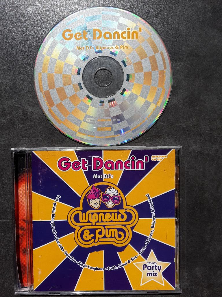 CD - Wipneus & Pim - Get Dancin - Party Mix, Ophalen of Verzenden, 1990 - 1999, Zo goed als nieuw