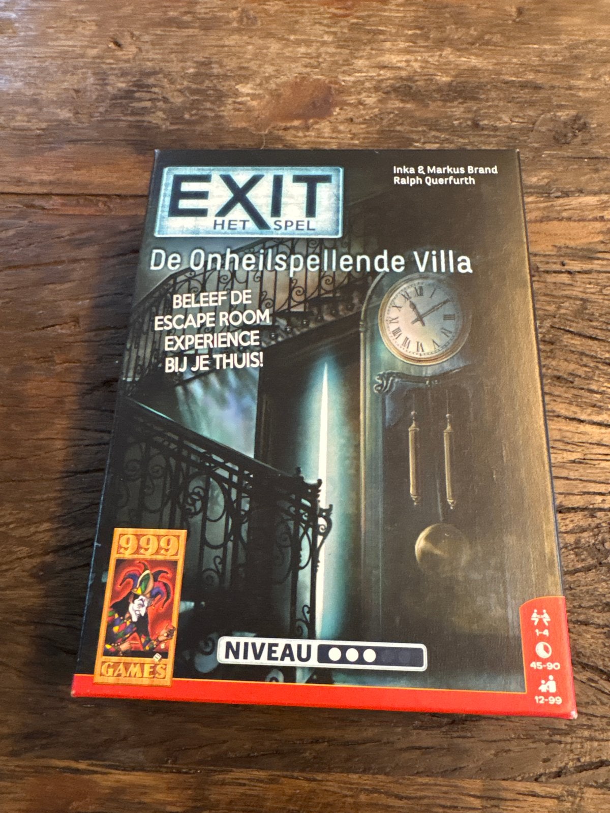 EXIT Het Spel: De Onheilspellende Villa - Ongespeeld, Een of twee spelers, Ophalen of Verzenden, Nieuw