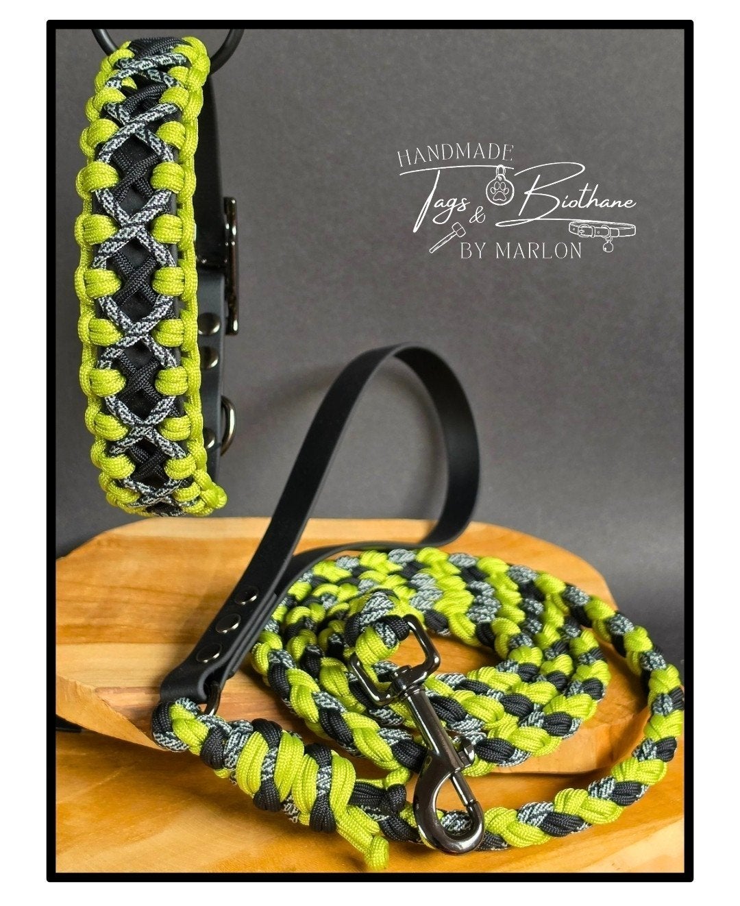 Handgemaakte complete set | Nieuw | Halsband en Looplijn, Ophalen of Verzenden, Handgemaakt, Nieuw