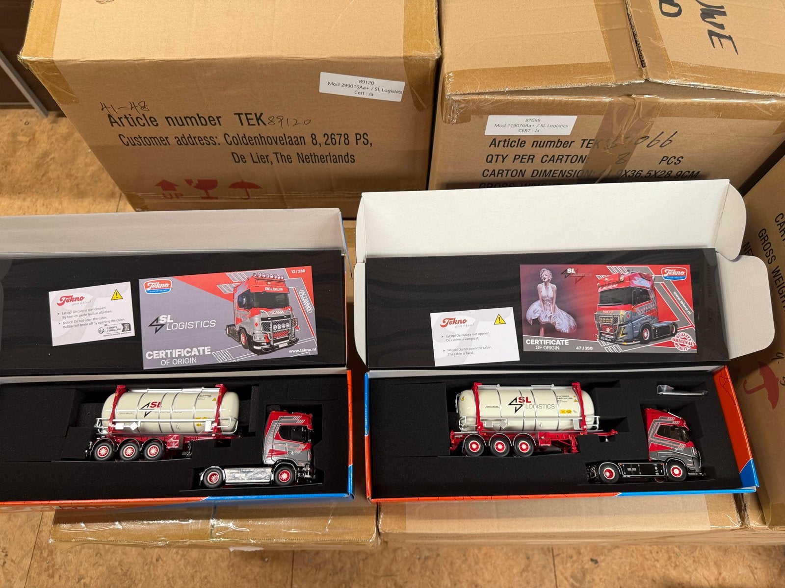 Tekno modellen SL-Logistics, Hobby en Vrije tijd, Overige merken, 1:32 tot 1:50, Nieuw, Ophalen of Verzenden