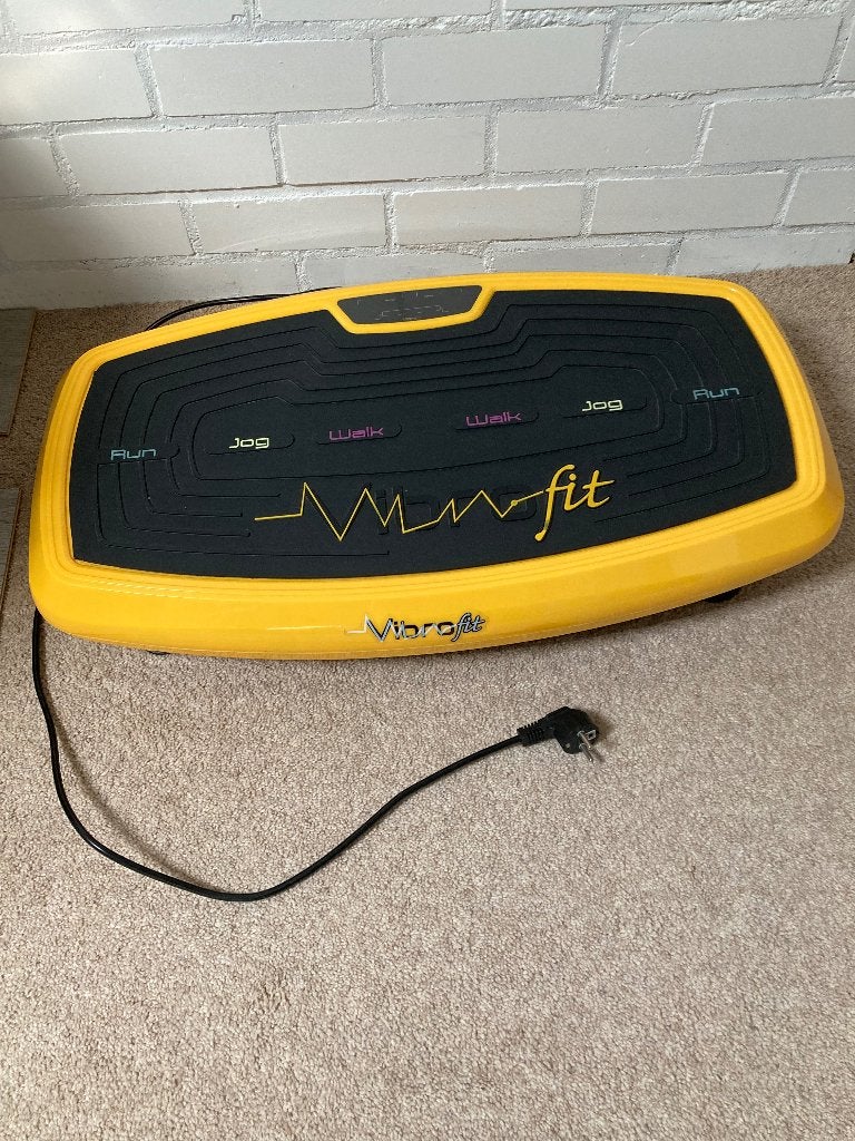 Vibro fit apparaat-trilplaat, Sport en Fitness, Ophalen, Kunststof, Buik, Trilplaat