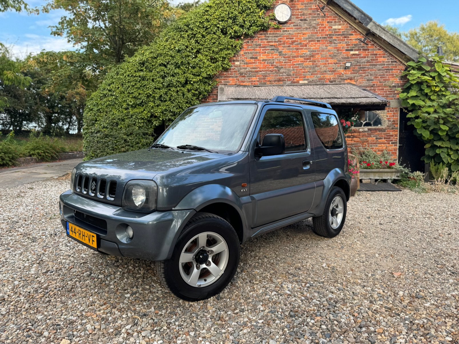 Suzuki Jimny 1.3 4WD Automaat 2005, Airco, nwe model, 4X4, Auto's, Stof, 40 €/maand, 4 stoelen, Origineel Nederlands