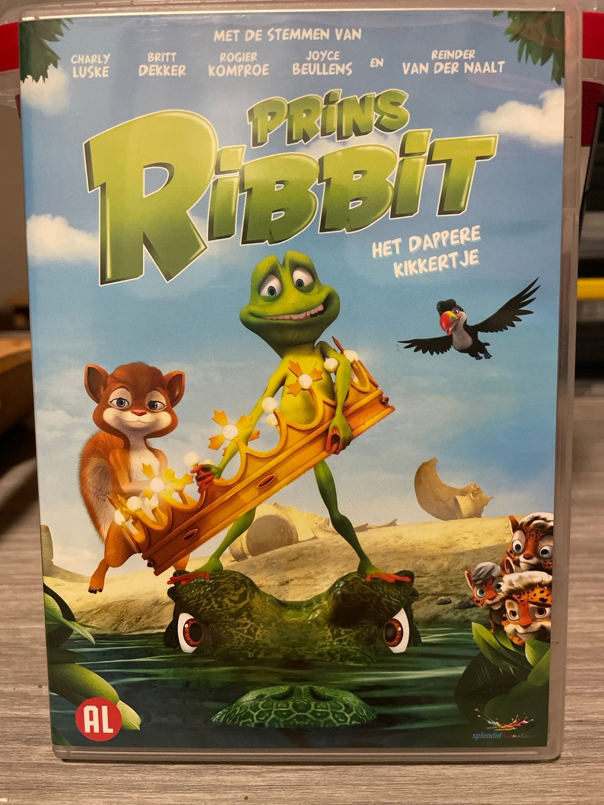 Prins Ribbit: Het Dappere Kikkertje DVD, Animatie, Alle leeftijden, Zo goed als nieuw, Film