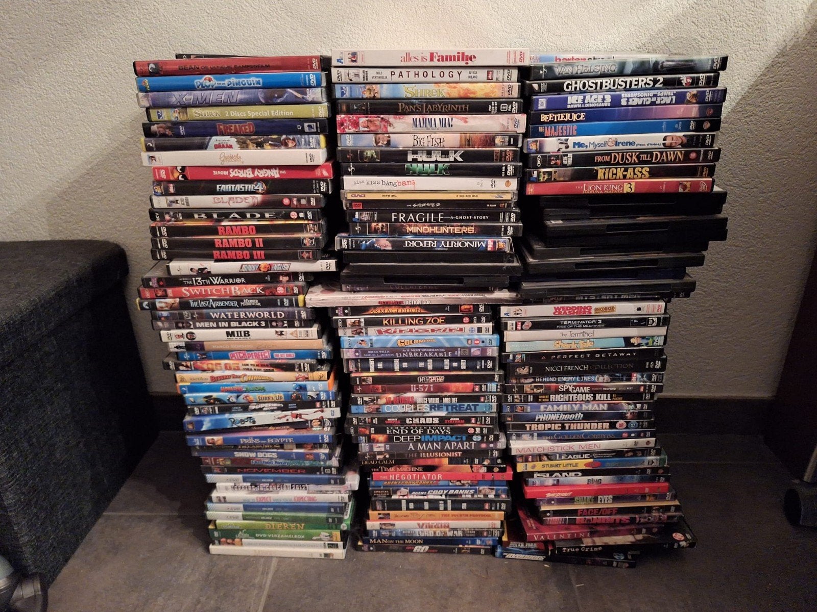 200+ dvd's set, Alle leeftijden, Ophalen, Zo goed als nieuw
