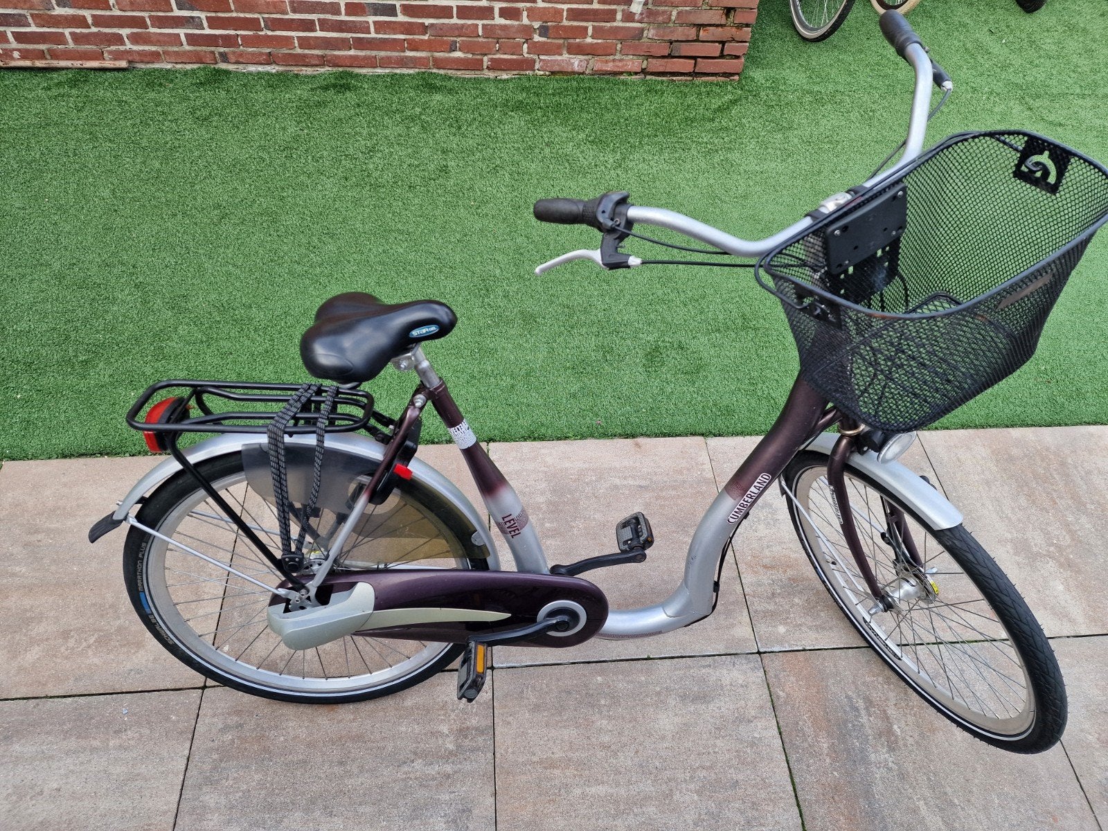 Cumberland damesfiets met lage instap en mand, Velgrem, (Extra) lage instap, Ophalen, Overige merken