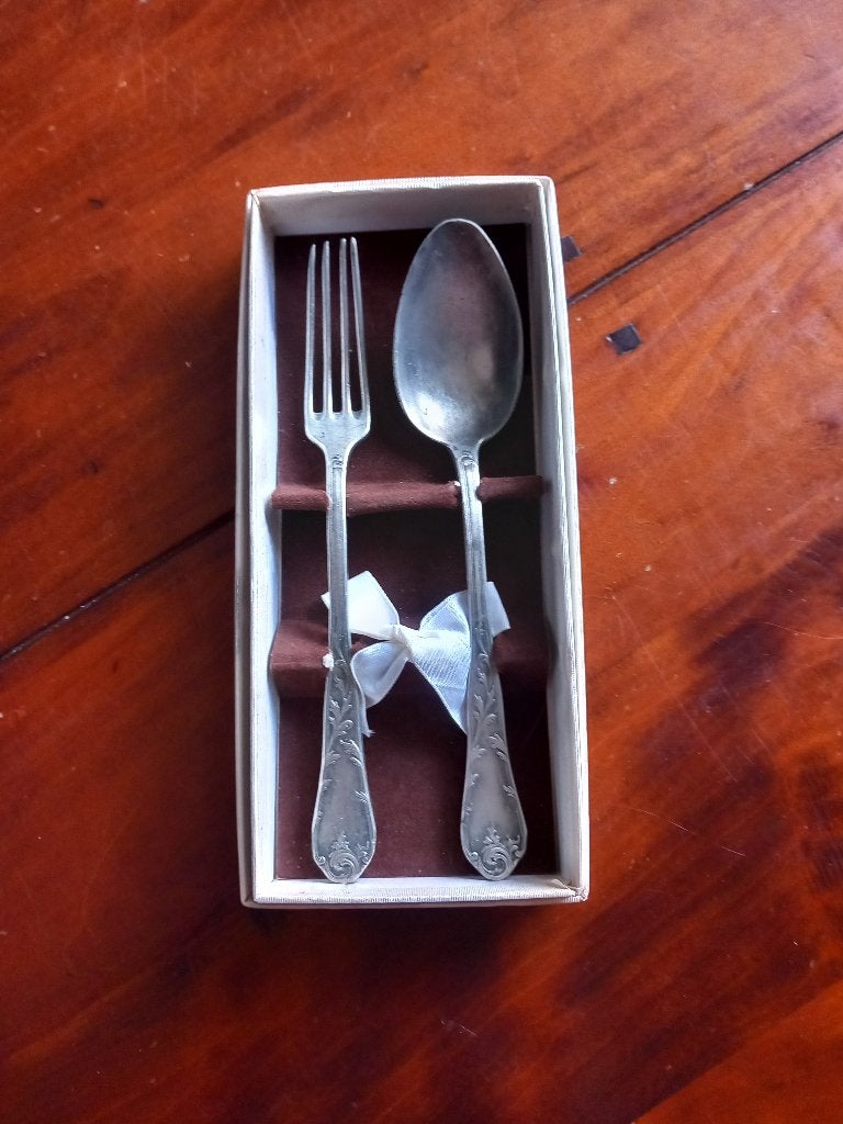 Kinderbestekje antiek, Ophalen of Verzenden