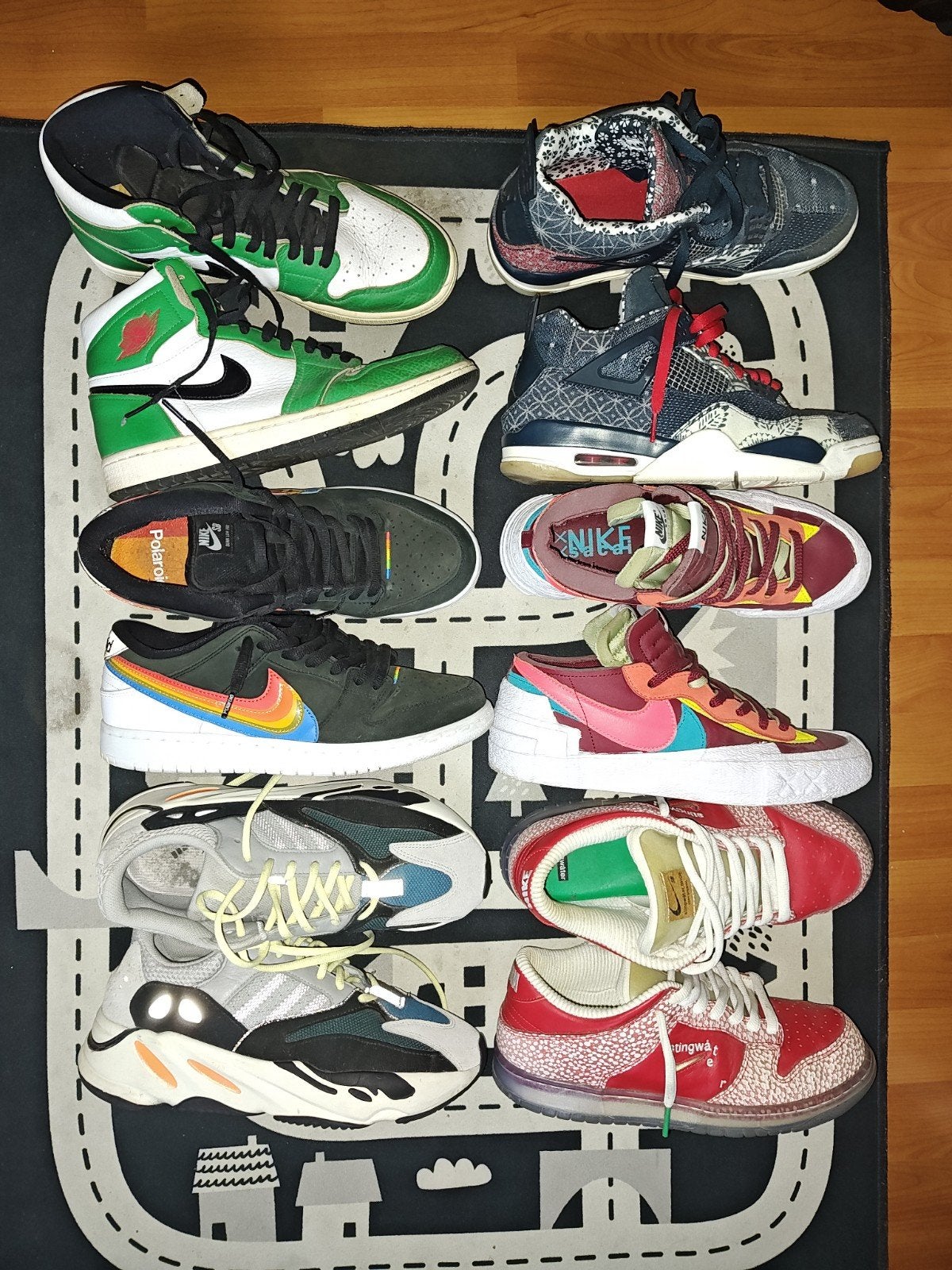 Diverse sneakers: Nike SB, Jordan, Blazer, Yeezy - Maat 43, Overige kleuren, Ophalen of Verzenden, Nike, Jordan, Yeezy, Sneakers of Gympen
