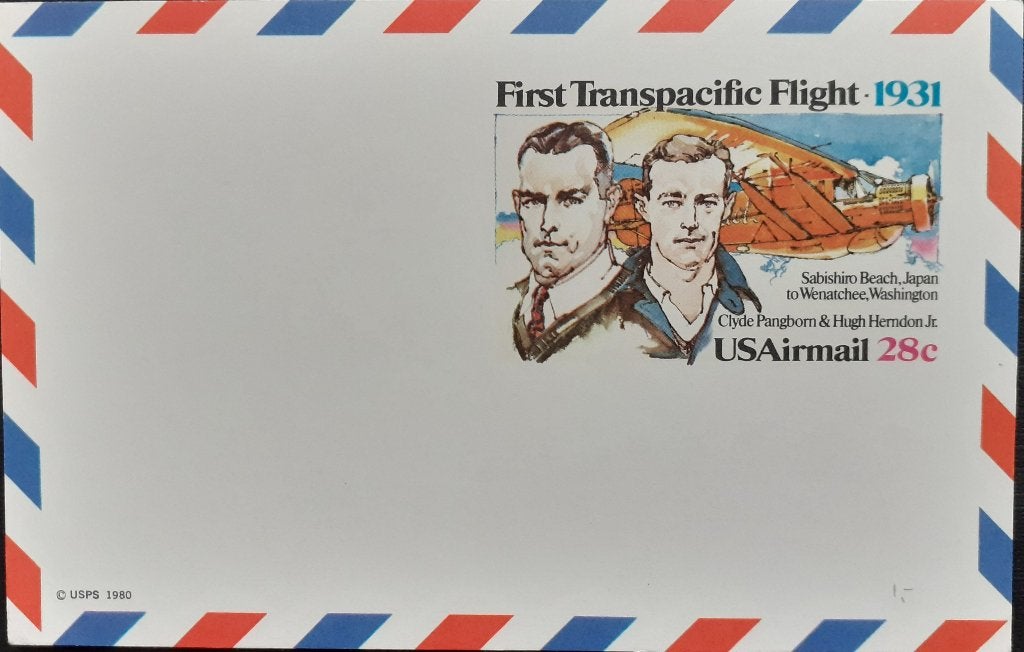 Luchtpost USA, Ophalen of Verzenden, Envelop