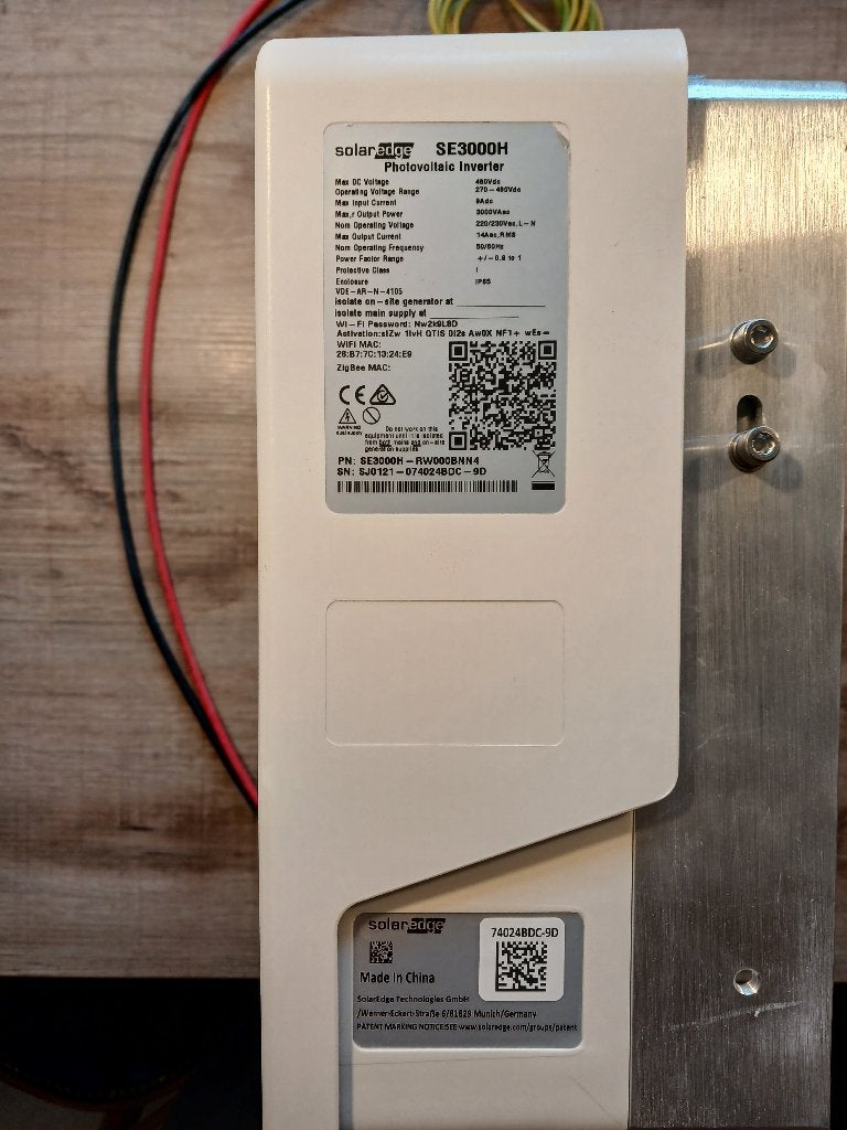OMVORMER SOLAREDGE, Doe-het-zelf en Verbouw, Zonnepanelen en Toebehoren, Ophalen, Gebruikt, Overige typen, 200 wattpiek of meer