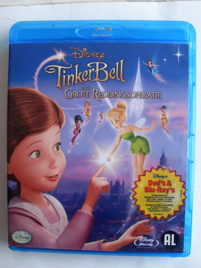 Tinkerbell de grote reddingsoperatie (originele dvd) Disney, Europees, Tekenfilm, Alle leeftijden, Ophalen of Verzenden