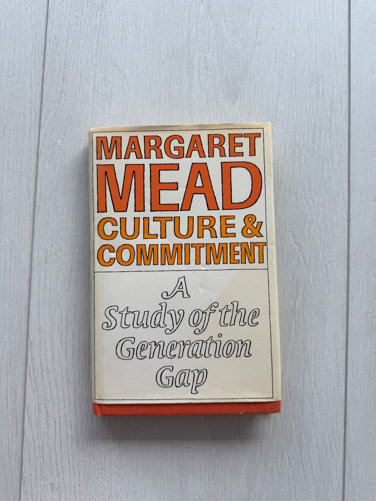 Culture & Commitment: A Study of the Generation Gap, Boeken, Literatuur, Gelezen, Amerika, Ophalen of Verzenden