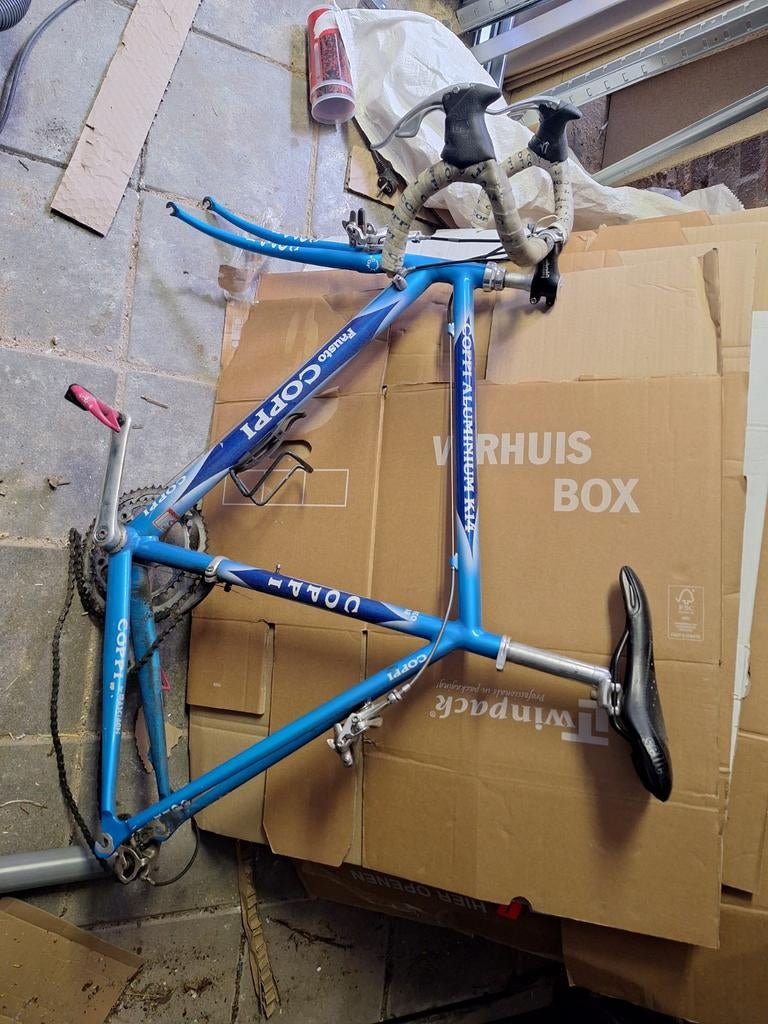 Fausto Coppi Aluminium K14 Frame (eventueel met wielen), Fietsen en Brommers, Fietsen | Racefietsen, Gebruikt, Ophalen of Verzenden