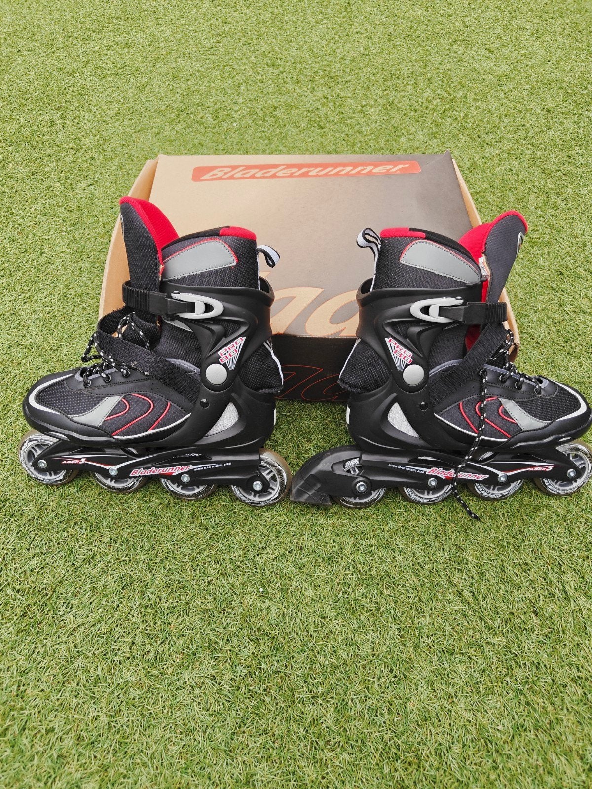 Bladerunner Pro80  Inline Skates - ZGAN! Zwart/Rood mt 42, Dames, Zo goed als nieuw, Inline skates 4 wielen, Ophalen