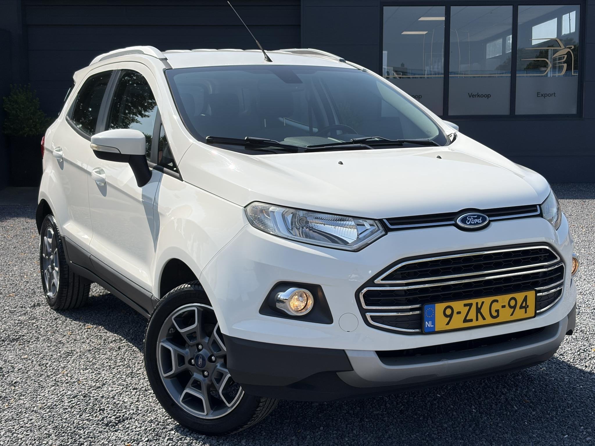 Ford EcoSport 1.0 EcoBoost Titanium Clima,Cruise,Pdc,Lm velg, Voorwielaandrijving, Gebruikt, Ecosport, Wit