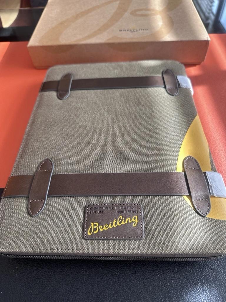 Breitling schrijfmap origineel Nieuw, Sieraden, Tassen en Uiterlijk, Horloges | Heren, Ophalen of Verzenden, Nieuw, Staal, Breitling