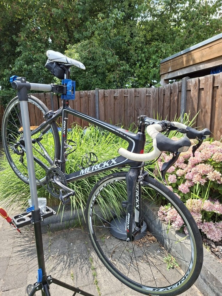 Eddy Merckx EMX 1 Carbon racefiets, Shimano 105, maat L, Sport en Fitness, Wielrennen, Ophalen, Gebruikt, Overige typen