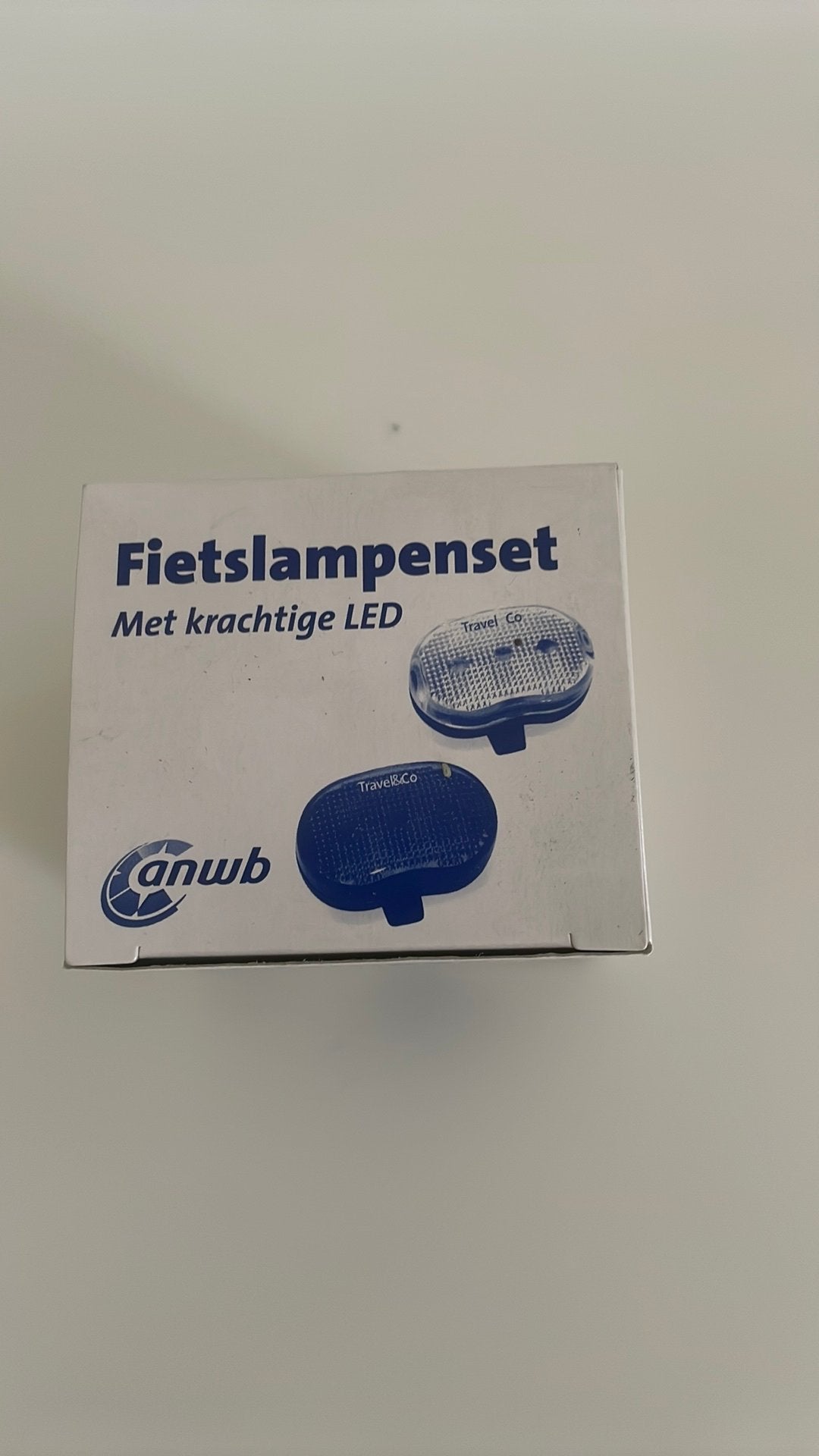 Fietslampenset ANWB met kractige LED, Ophalen of Verzenden, Zo goed als nieuw, Batterij, Verlichtingsset