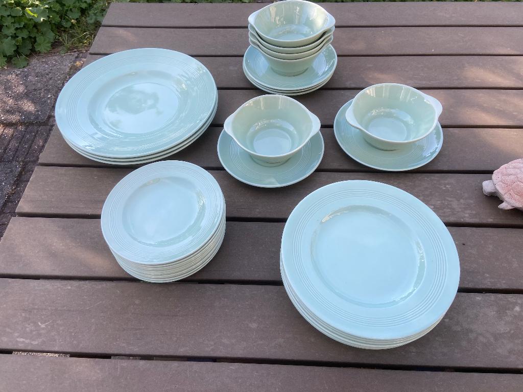 Wood’s Ware Beryl servies, Antiek en Kunst, Ophalen of Verzenden
