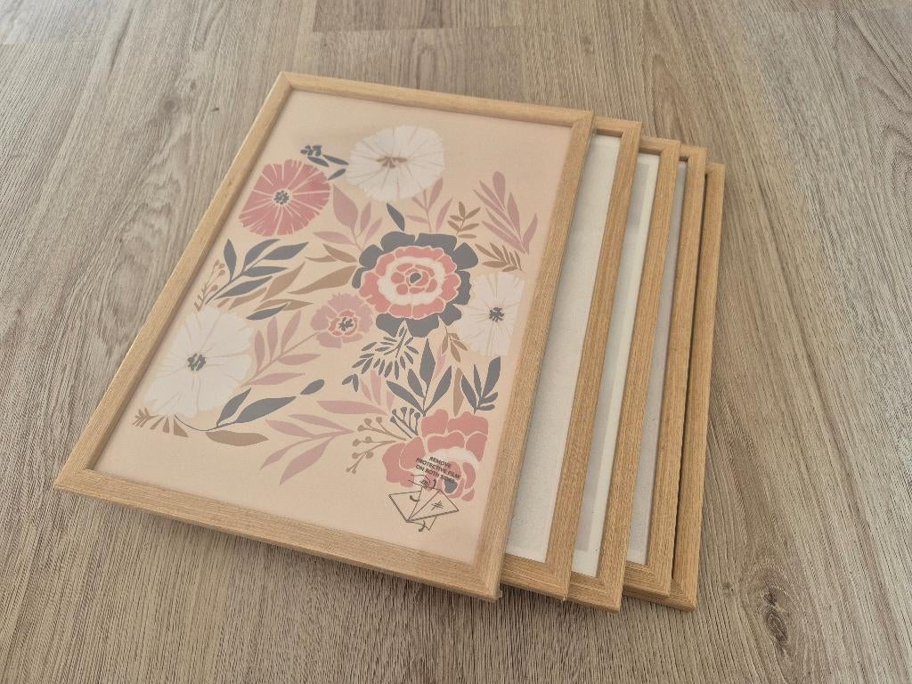 Fotolijsten 5x (2 over), Ophalen, Nieuw, Hout